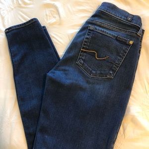 Seven for all mankind women denim jeans. Size 27